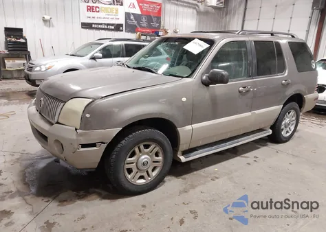 2004 Mercury Mountaineer из США, поврежденный, VIN 4M2DU86WX4ZJ21923